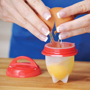 ca nấu mì 6 Gói Khuôn hấp trứng Thực phẩm bổ sung cho gia đình Silicone Lò hơi trứng 6 Một bộ - Nồi trứng 	ca nấu mì đa năng mishio