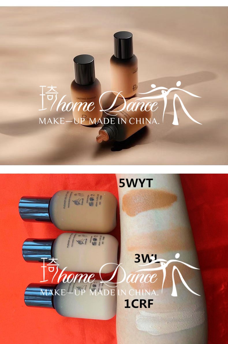 Latin dance tanning bronzer chocolate foundation liquid wheat color concealer men and women repairing liquid foundation