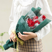 New mommy hand-made bouquets diy crochet material package finished wool ball lace weaving