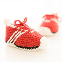New Mommy Hands For Baby Shoes Beat Hair Time Handmade Live Diy Woven Crochet Wool Thread Homemade Material Bag