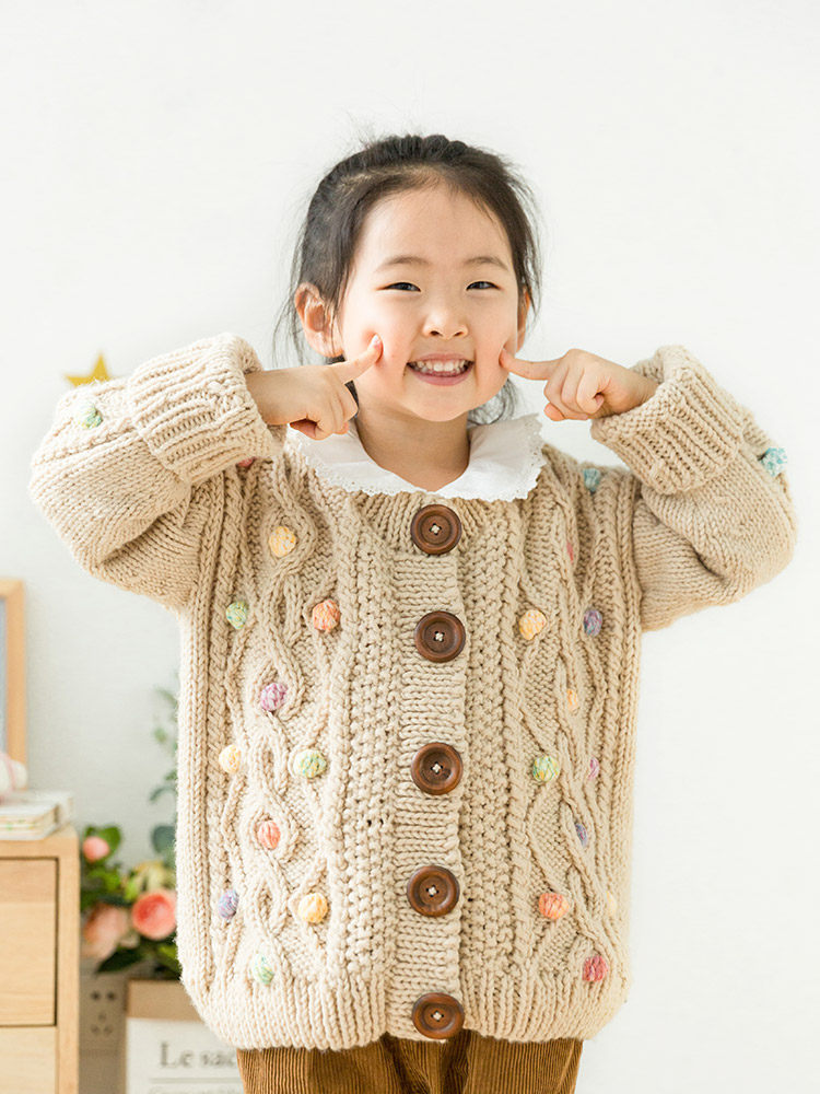 New mommy handmade candy parent-child coat baby sweater hand knitted wool diy wool ball material package