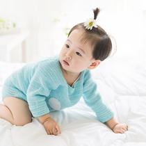 New mommy hands for baby climbing sweater Hair Time Handmade Diy Crochet Knitting Baby Wool Wire Material Bag