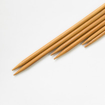Bamboo stick needle quality double pointed carbon baking wool thread woven bamboo stick needle handmade clothing weaving tool
