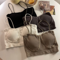 White small harnesses vest female inner hitch undershirt design feeling small outside wearing a rag and beauty back blouse wrapped in chest underwear