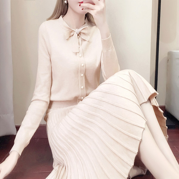 卡依莱芙 2018年春季新款 女式两件套针织连衣裙 天猫优惠券折后￥129包邮（￥189-60）