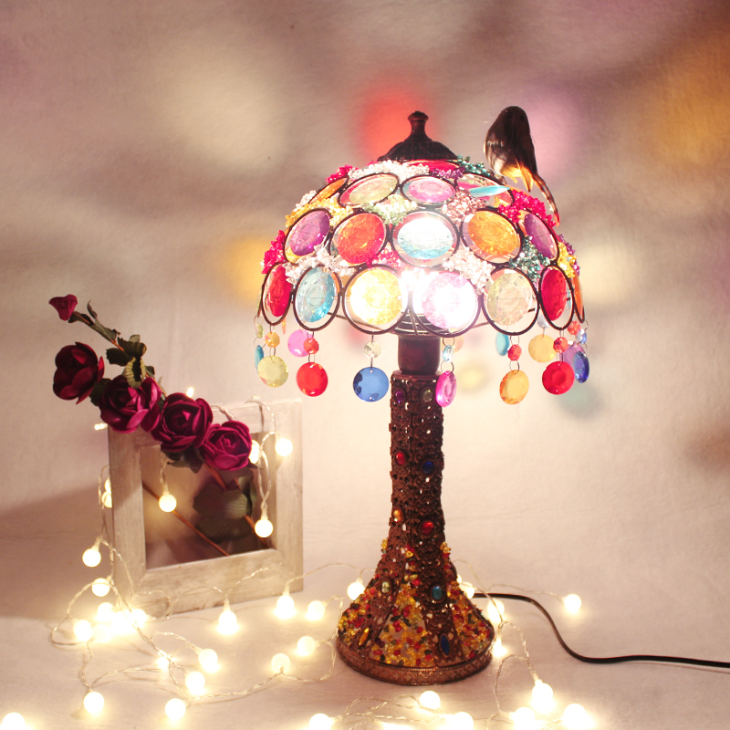 Nordic Ins Teenage Girl Bedside Warm Light Tables Lights Wedding House Retro Creative Decorative Eye Desk Dining Room American Buried Light