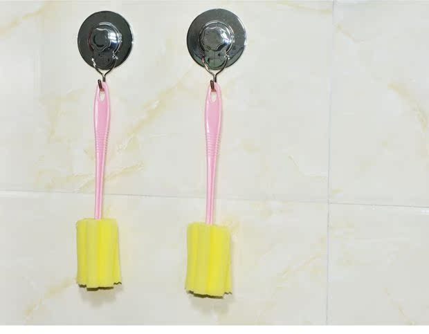 A41 sáng tạo cuộc sống gia đình cửa hàng bách hóa cần thiết hàng ngày nhà bếp cốc bàn chải tay cầm dài rửa chén làm sạch bàn chải bọt biển bàn chải - Thiết bị sân khấu đèn led chớp nháy