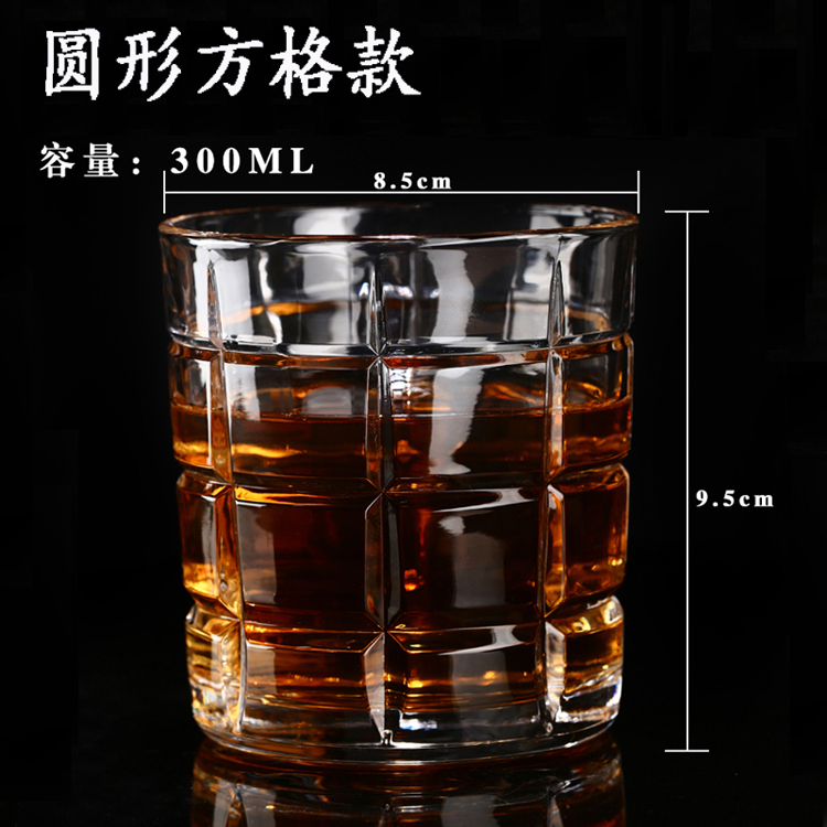 Sáng tạo không chì pha lê vuông ly rượu thủy tinh cốc sáng tạo whisky ly bia cốc rượu thủy tinh giá để rượu
