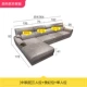 Buffy đơn giản hiện đại sofa da hàng đầu lớp da bò phòng khách khép kín kết hợp kích thước căn hộ sofa góc da - Ghế sô pha