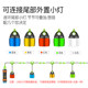 Camping Led Rechargeable Outdoor Lighting Multi-Functional Camping Tent Mosquito Repellent Lamp with Magnet Adsorption Warning Light Hanging Lamp