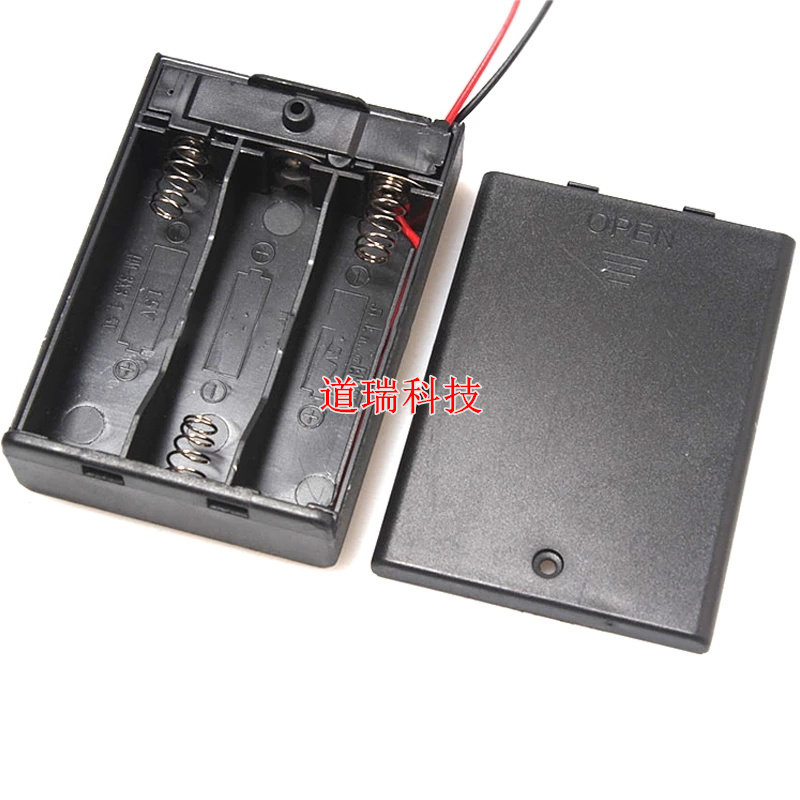 No. 5 No. 3 battery box with switch and cover 3 No. 5 No. 3 No. 5 battery holder AA 4 5V in series