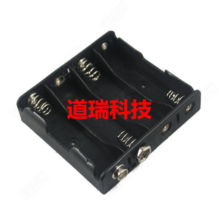No 5 4-cell battery box 4-position with 9V buckle battery box 4-cell No 5 battery holder 4AA9V buckle battery holder