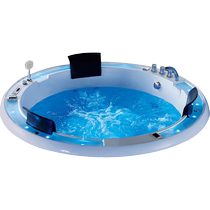 Acrylic embedded waterfall couple acrylic surf massage 1 6 1 8 2 meters bathtub constant temperature heating 755