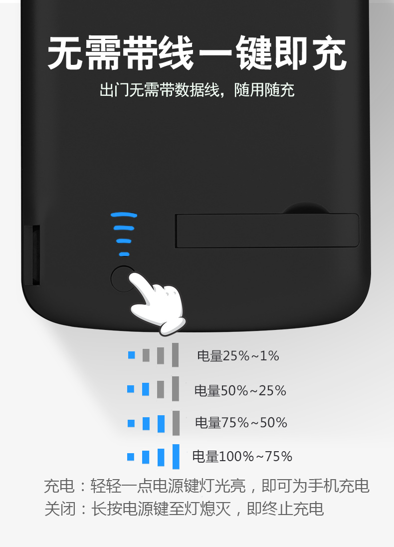 V10 Huawei pin điện thoại di động sạc Po Clip P20 / P10 / 9 / cộng / Mate9 / vinh quang 9 / v9 - Ngân hàng điện thoại di động sạc dự phòng cho iphone