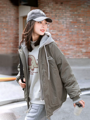 Пуховик, демисезонная куртка для школьников, подходит для подростков, для средней школы, свободный крой