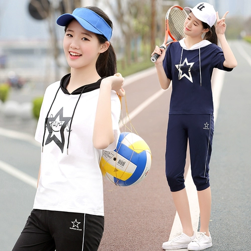 Летняя летняя одежда, футболка с коротким рукавом для школьников, для средней школы, в корейском стиле, оверсайз