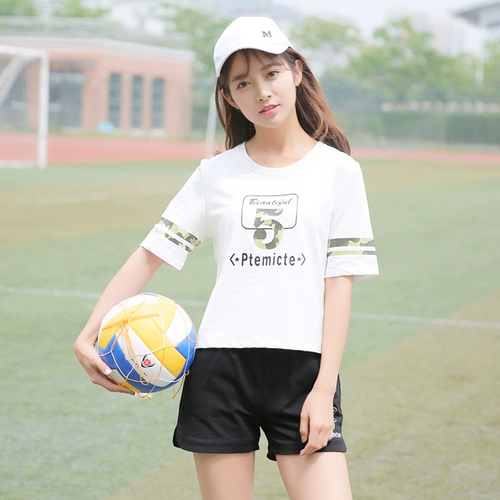 蝶怡人 Комплект для школьников, спортивная летняя одежда с круглым воротником, короткий рукав