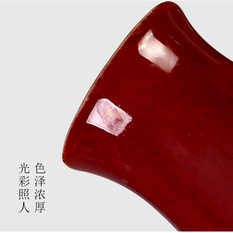 Open the slice of jingdezhen ceramics ruby red archaize crack glaze big vase 50 cm high sitting room adornment furnishing articles