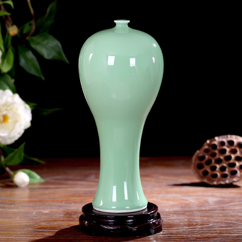 Jingdezhen ceramics antique vase furnishing articles living room flower arranging flower, dried flower porcelain decorative arts and crafts