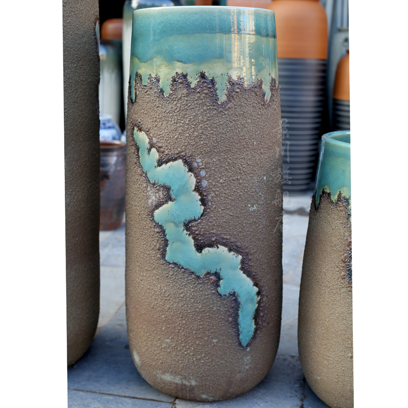 Jingdezhen of large modern European ceramics vase furnishing articles villa clubhouse hotel flower POTS combination living room