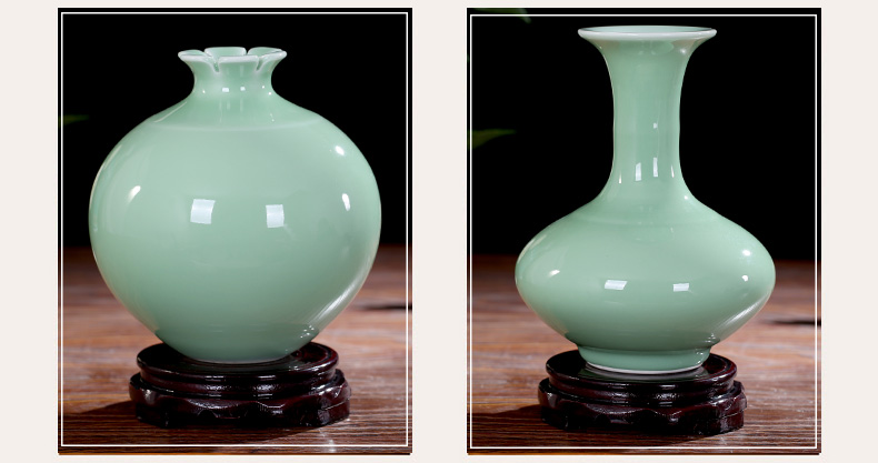Jingdezhen ceramics antique vase furnishing articles living room flower arranging flower, dried flower porcelain decorative arts and crafts
