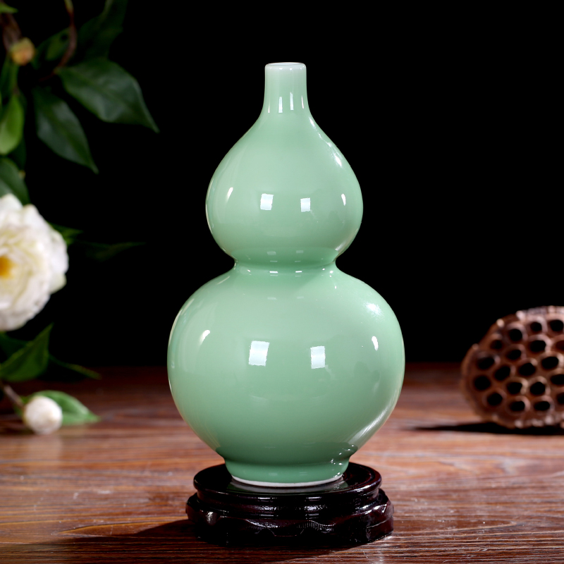 Jingdezhen ceramics antique vase furnishing articles living room flower arranging flower, dried flower porcelain decorative arts and crafts