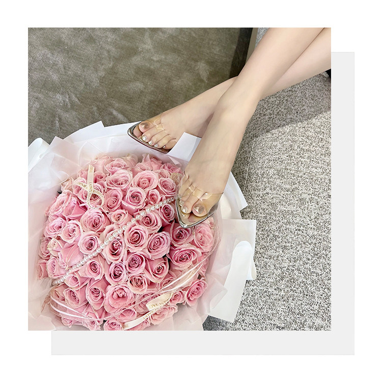 Модные туфли на высоком каблуке, универсальные тапочки, босоножки, из натуральной кожи                   