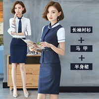 Рубашка, жилет, юбка