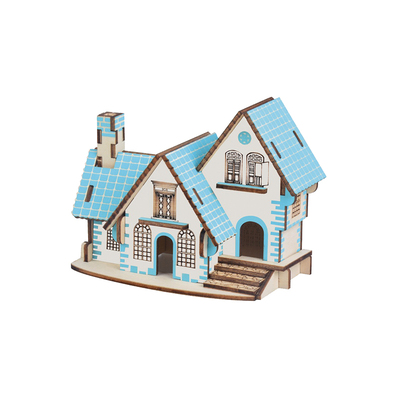 儿童益智力玩具拼装木质3d立体拼图模型