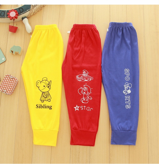 Nhà máy quần áo trẻ em bán hàng trực tiếp Trẻ em quần chống muỗi Mùa xuân Sản phẩm mới bé trai và bé gái Quần cotton trẻ em quần mỏng shop thời trang trẻ em