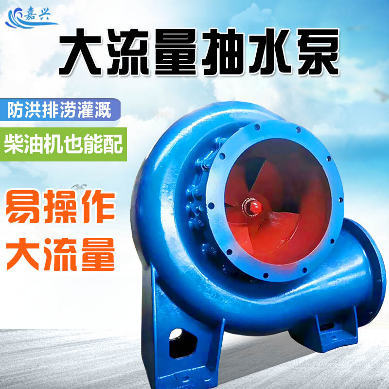 HW Mixed Flow Pump High Flow Pump Horizontal Agricultural Irrigation Centrifugal Pump Large Turbine High Head Drainer