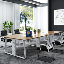 Office Furniture Conference Table Corporate Training Room Reception Guest in talks Plate Strip Table 2400 * 1200 * 750