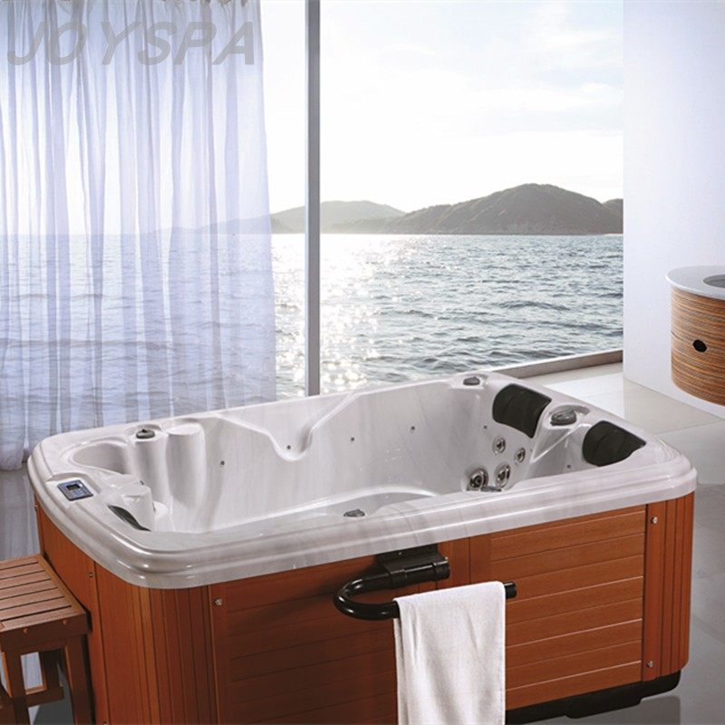 Outdoor SPA Massage Bath Large Villa Hotel Spa Smart Thermostatic Heating Multiperson Surf Hydrotherapy Bath