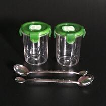 Green Ye Jung An Hui Tong and Sun God Shake Cup Double Head Spoon Direct Sales Demonstration Tools Product Accessories