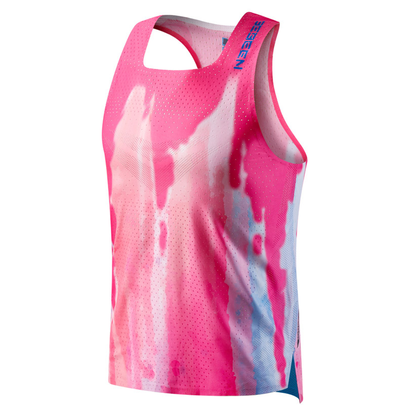 Professional Marathon Racing Vest, Windproof, Lightweight, Night Running, Reflective, Seamless, Quick-Drying, Track and Field Sports Training, Breathable