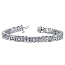 18K gold full drill group inlaid with luxury diamond hand chain Dont touch round full drill extravagant diamond full drill bracelet