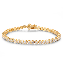 100 Hero 18k Gold 2 5 carat Luxury Full Drill Bracelet Color Gold Diamond Bracelet Full Drill Wrist Female Real Drill