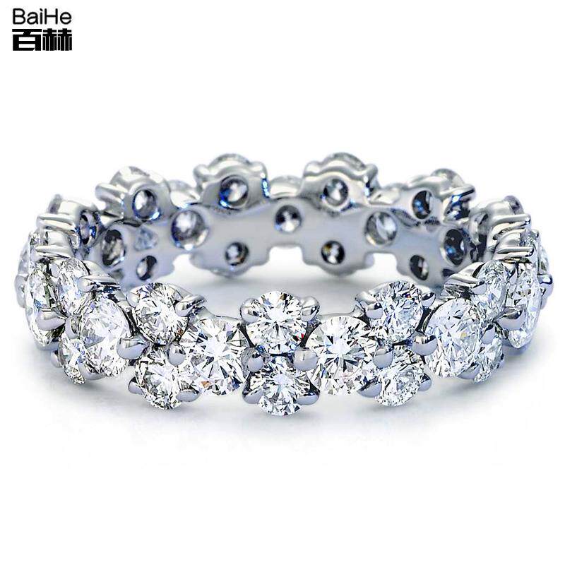 18K gold courting wedding diamond ring full of diamond ring full drill ring courting marriage drill ring female full circle diamond ring