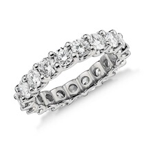 18K gold full circle diamond timeless ring Full-inlaid platoon drill ring female platoon guard ring female platinum customized