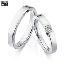 18K Jin Zhengfang diamond ring marriage proposal wedding diamond ring couple ring diamond ring female can be customized Platinum