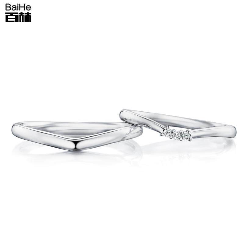 18K gold V glyph couples drill for wedding wedding diamond ring couples to ring diamond ring custom platinum