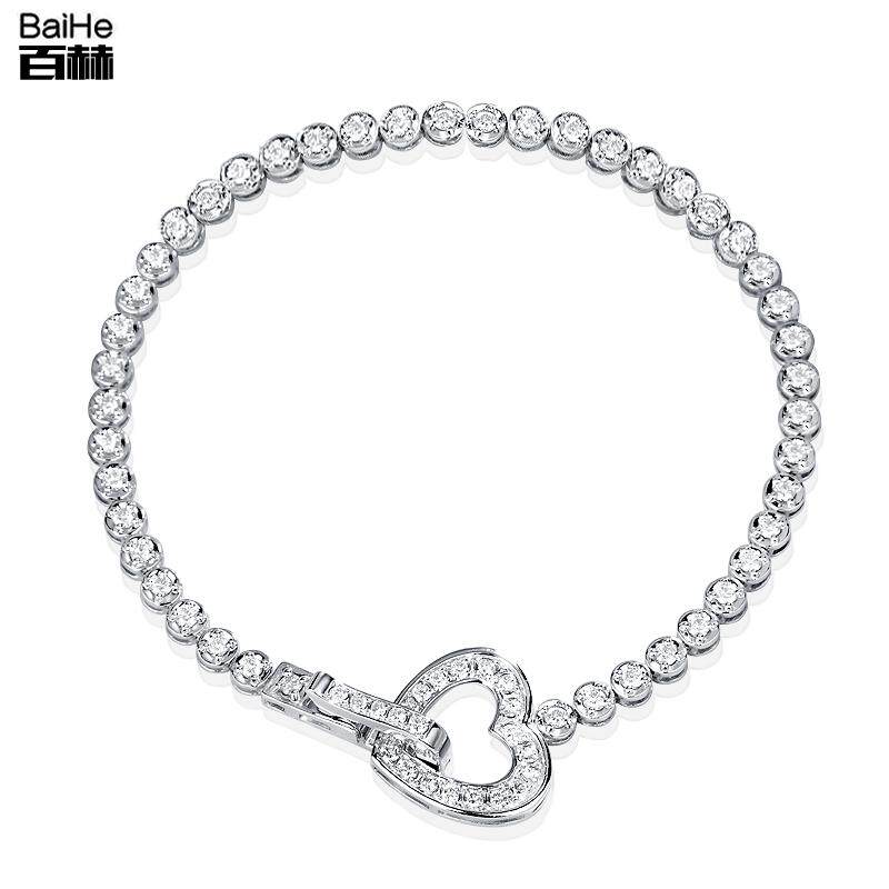 18k Gold Love Diamond Hand Alchemy Diamond Women's Luxury Heart-Set Diamond Bracelet Full Diamond