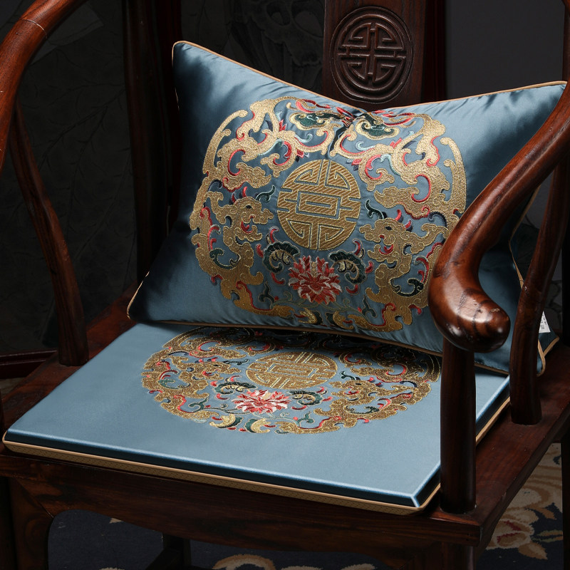 Chinese mahogany chair cushion non-slip living room sofa cushion sponge dining chair cushion Taishi chair ring chair cushion custom