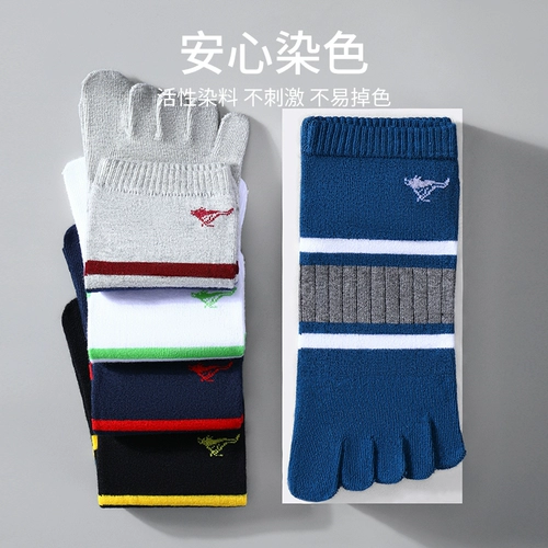 Septwolves, мужские хлопковые летние антибактериальные дезодорированные носки