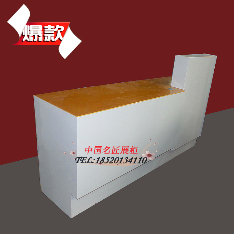 Nội thất văn phòng Quảng Đông sơn bàn tiếp tân kiểu dáng đẹp tối giản tiếp tân bàn tiếp đón công ty Đài Loan quầy lễ tân tùy chỉnh - Nội thất siêu thị xe đẩy hàng giá rẻ