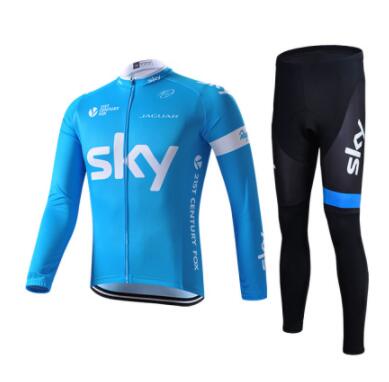 Blue riding clothes sky sky mountaineering cycling clothes outdoor riding pants summer breathable sports speed skating equipment