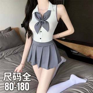 qqny制服成人性感jk秘书情取角色扮演超短裙大码小胸紧身ol丝袜女