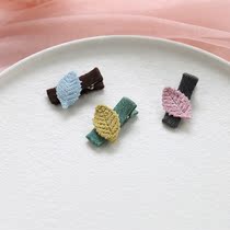 Baby hairclip cute small leaves mini baby clip does not hurt hair children hair accessories Girl clip broken hair simple simple