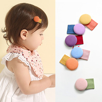 INS Jane about cloth button Mini BB clip baby small hair clip girl clips baby head decorated with children hair accessories dont hurt