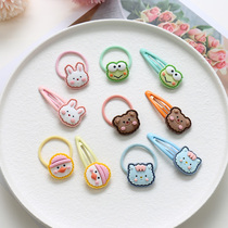 Ishikawa impression children hair accessories bbclip cute cartoon animal Hairband girl headgear Korean tie head rope